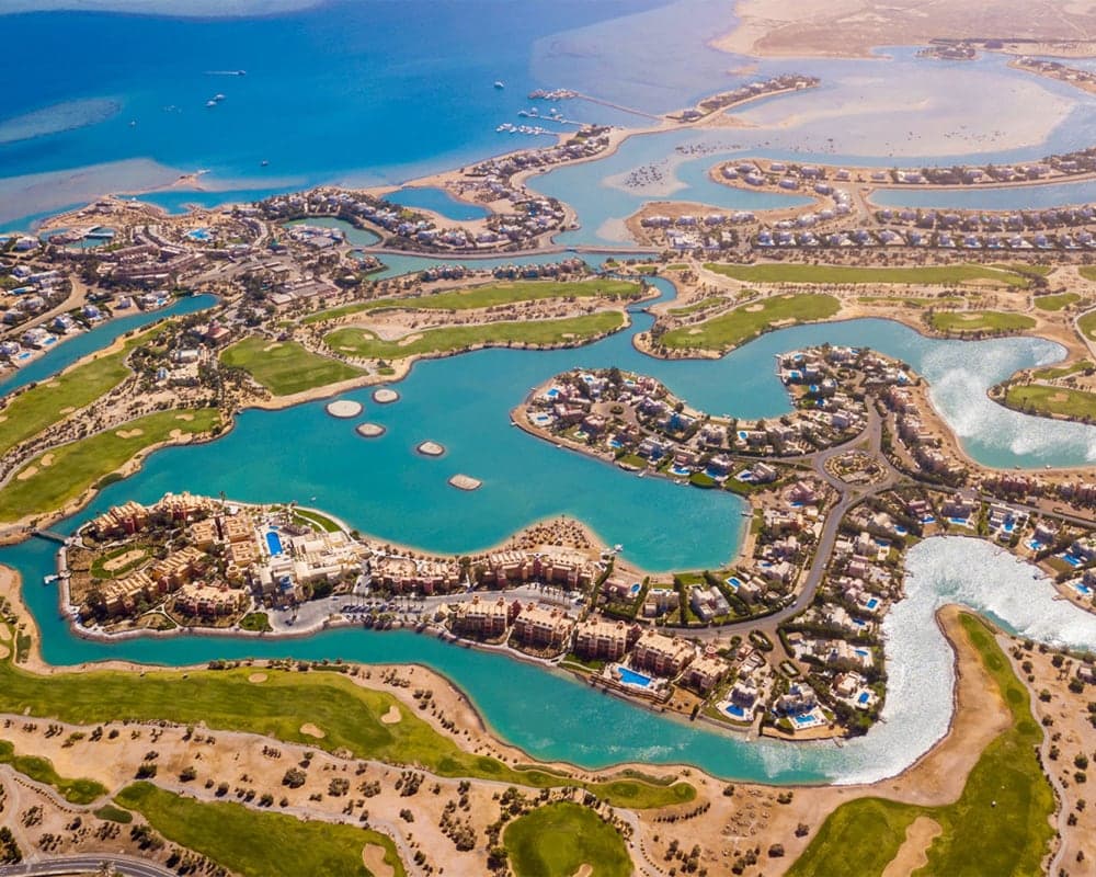 El Gouna – Private Stadtrundfahrt mit Lagunenfahrt & Aussichtsturm